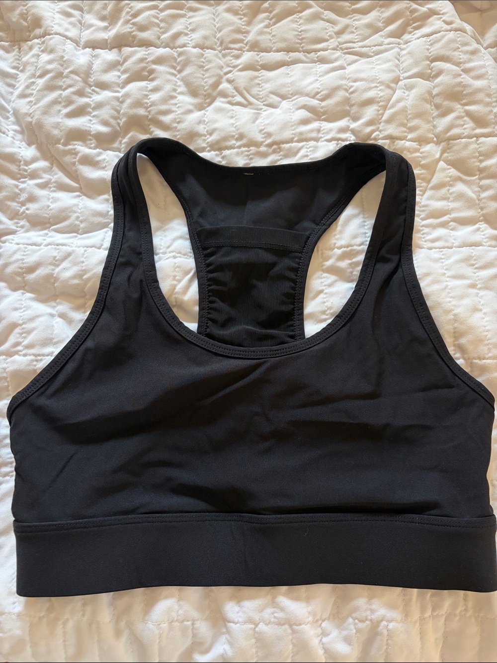 Fabletics Black Racerback Sports Bra